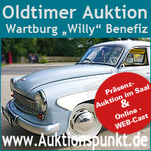 Oldtimer: Wartburg Benefiz-Auktion