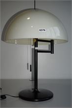 Tischlampe mit Schirm glänzend - Designklassiker