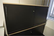 Sideboard Koenig & Neurath anthrazit - Holzdekor Buche 160cm