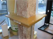 Holz-Konsole - Steh-Tisch Säule